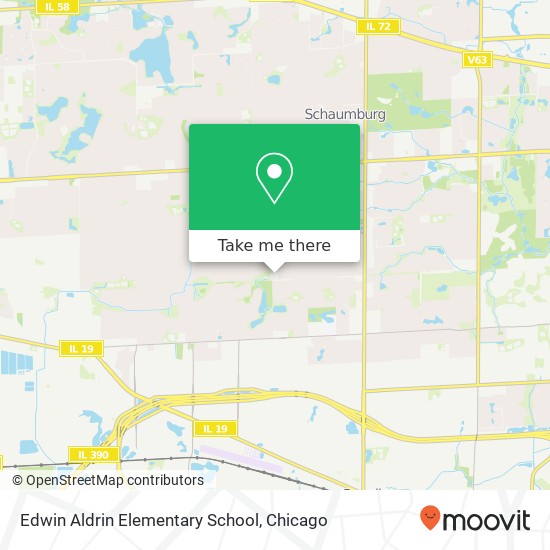 Edwin Aldrin Elementary School map