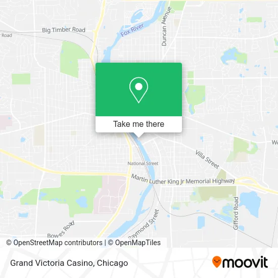 Grand Victoria Casino map