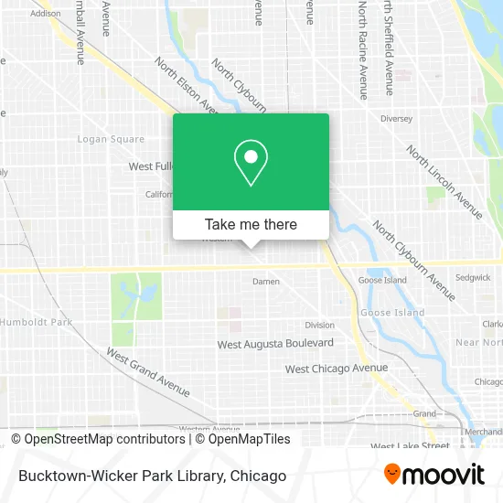 Bucktown-Wicker Park Library map
