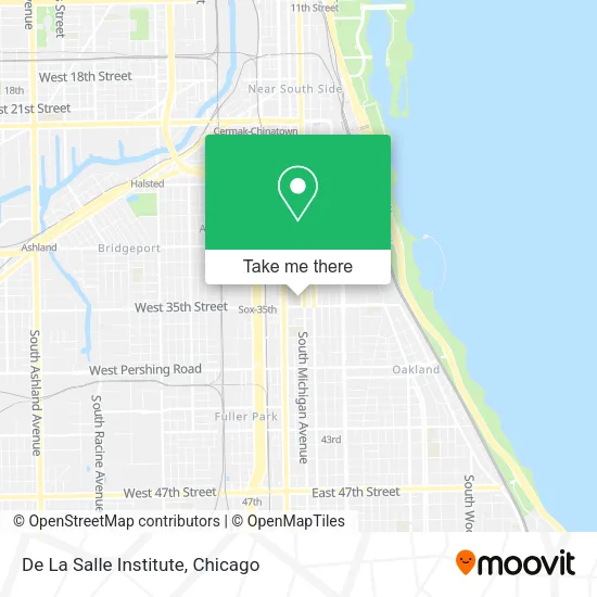De La Salle Institute map