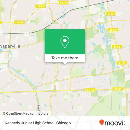 Mapa de Kennedy Junior High School