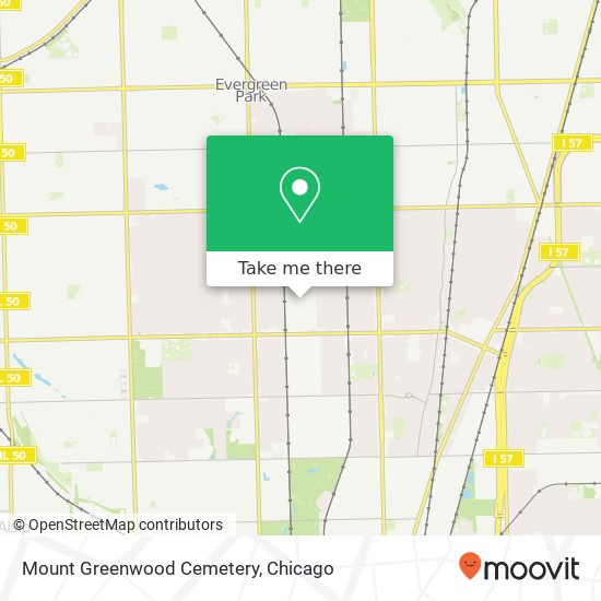 Mapa de Mount Greenwood Cemetery
