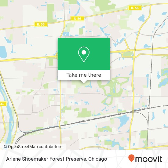 Arlene Shoemaker Forest Preserve map