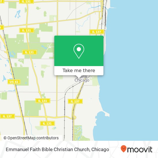 Mapa de Emmanuel Faith Bible Christian Church