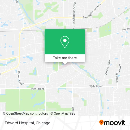 Edward Hospital map