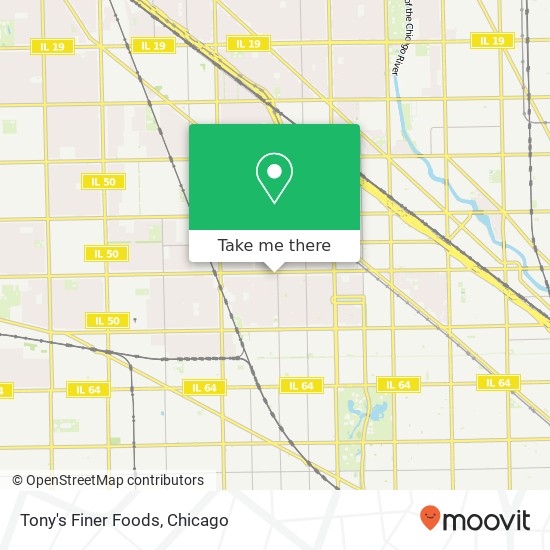 Mapa de Tony's Finer Foods