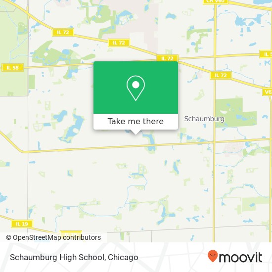 Schaumburg High School map