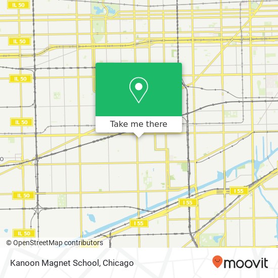 Mapa de Kanoon Magnet School
