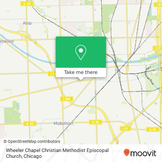 Mapa de Wheeler Chapel Christian Methodist Episcopal Church