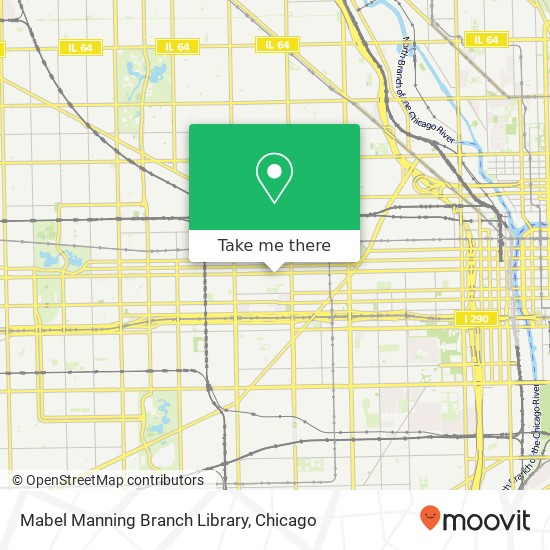 Mabel Manning Branch Library map
