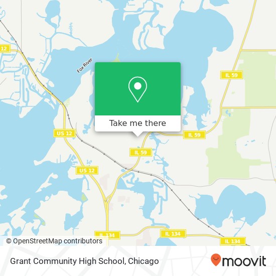 Mapa de Grant Community High School