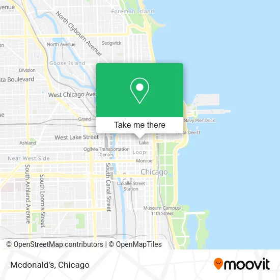 Mcdonald's map