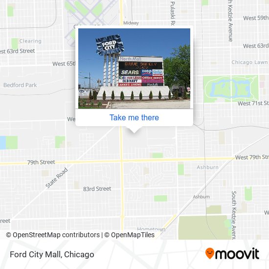 Ford City Mall map
