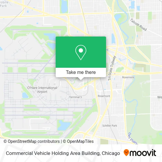 Mapa de Commercial Vehicle Holding Area Building