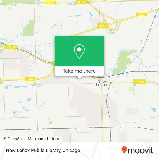 Mapa de New Lenox Public Library
