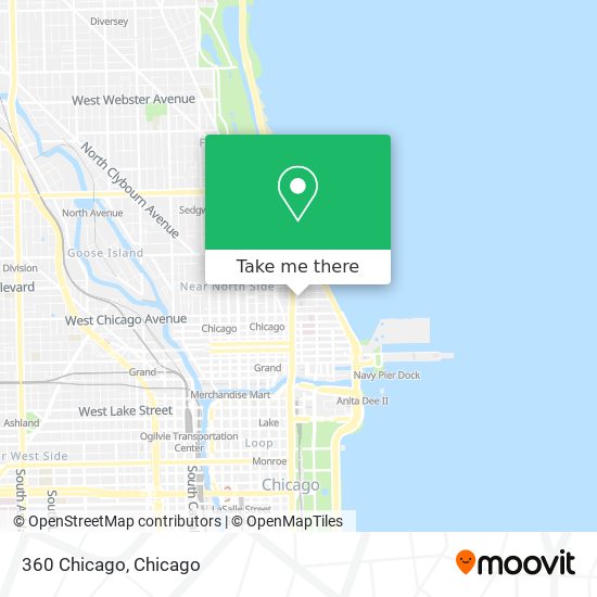 Mapa de 360 Chicago
