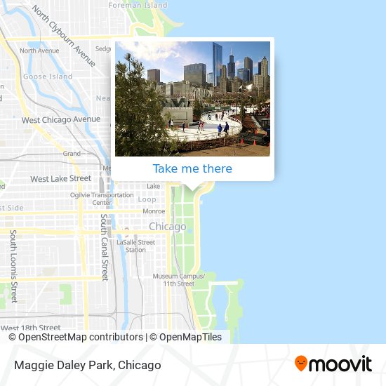 Mapa de Maggie Daley Park