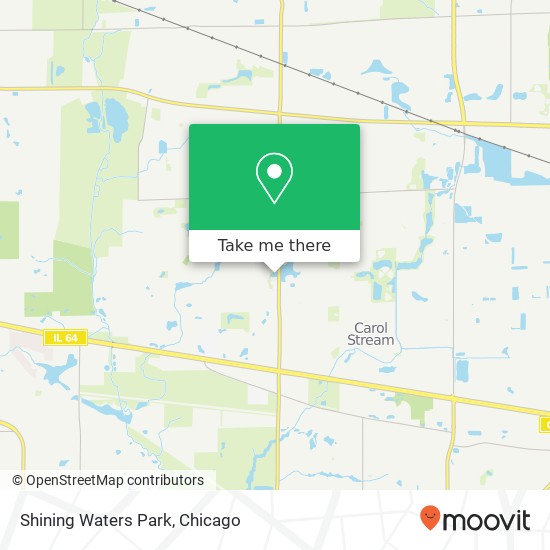 Shining Waters Park map