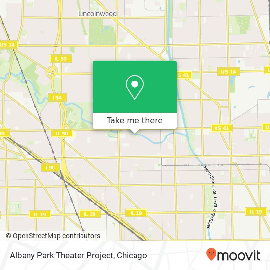 Albany Park Theater Project map