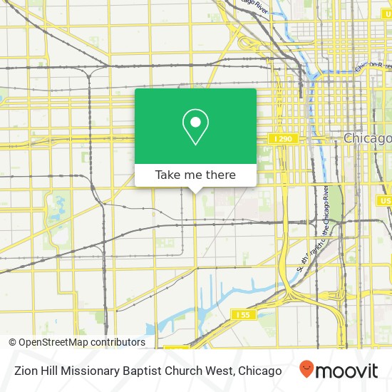 Zion Hill Missionary Baptist Church West map