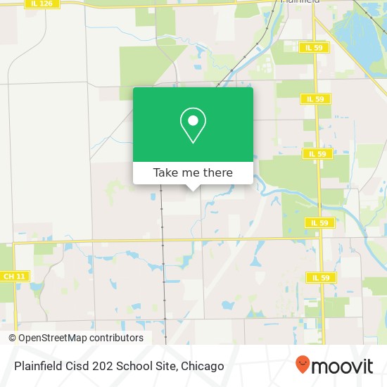 Plainfield Cisd 202 School Site map