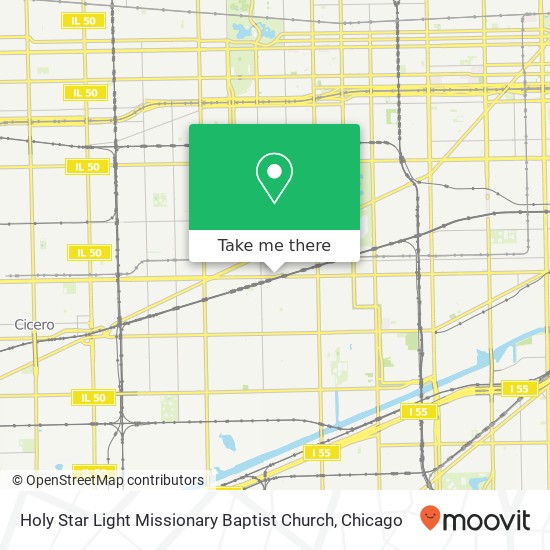 Holy Star Light Missionary Baptist Church map