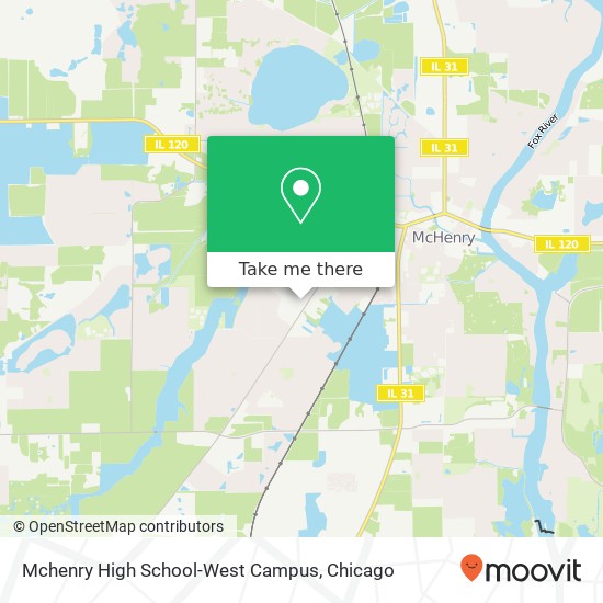 Mchenry High School-West Campus map