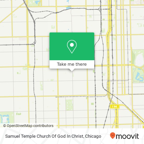 Samuel Temple Church Of God In Christ map