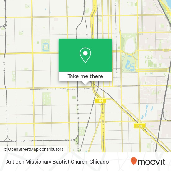 Antioch Missionary Baptist Church map