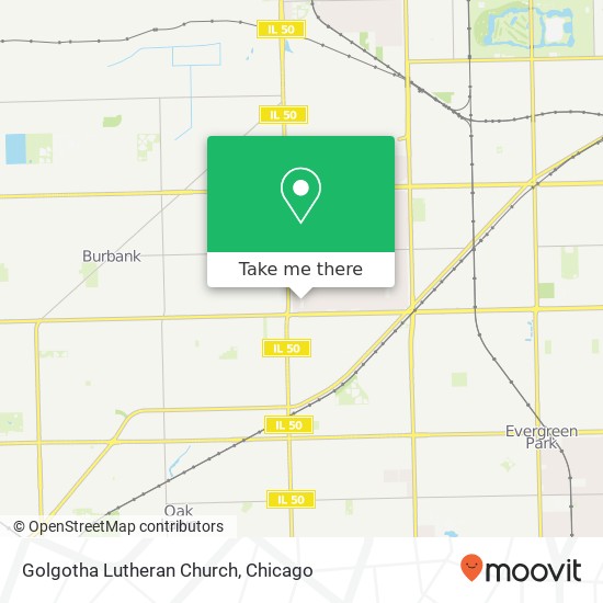 Golgotha Lutheran Church map