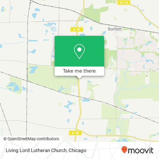 Living Lord Lutheran Church map