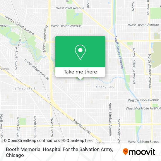 Mapa de Booth Memorial Hospital For the Salvation Army