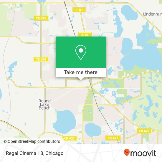 Regal Cinema 18 map