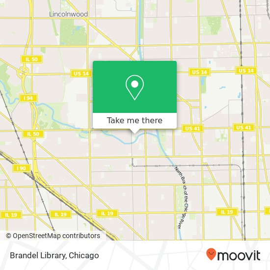 Brandel Library map