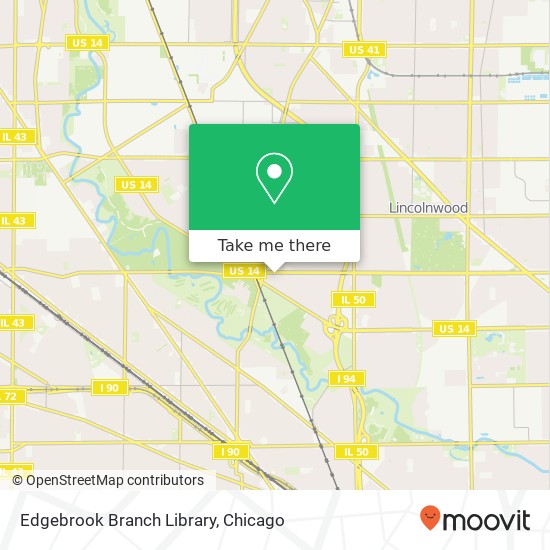 Mapa de Edgebrook Branch Library