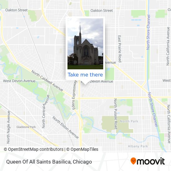 Queen Of All Saints Basilica map