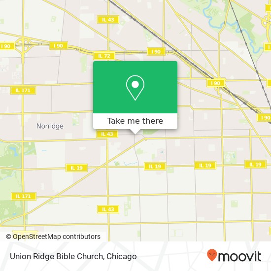 Mapa de Union Ridge Bible Church