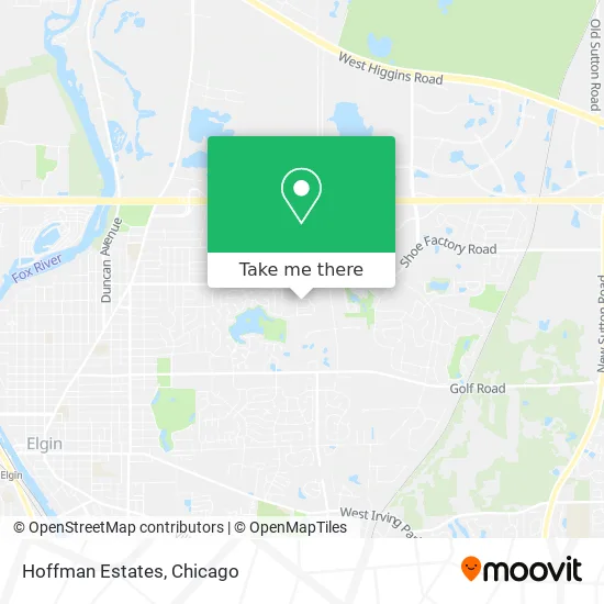 Hoffman Estates map