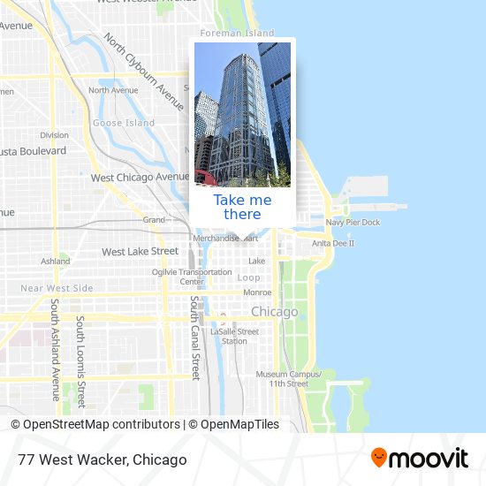 77 West Wacker map