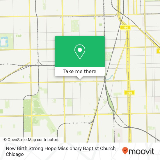 Mapa de New Birth Strong Hope Missionary Baptist Church