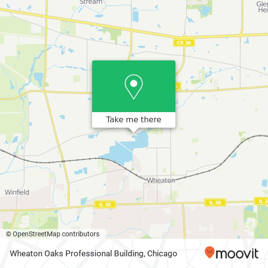 Wheaton Oaks Professional Building map