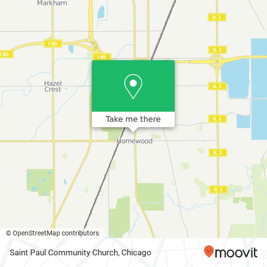 Mapa de Saint Paul Community Church