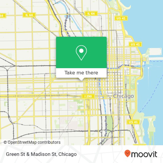 Green St & Madison St map