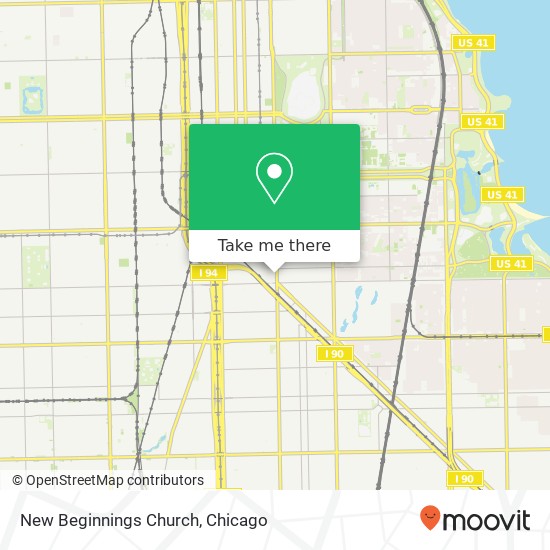 New Beginnings Church map