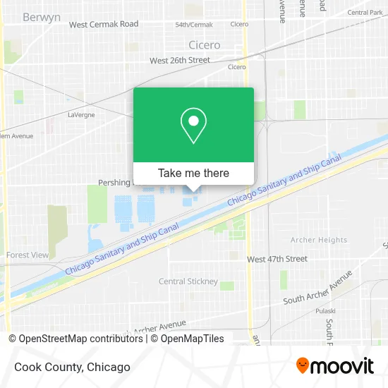 Cook County map