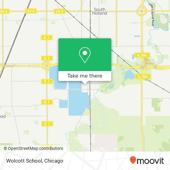 Mapa de Wolcott School