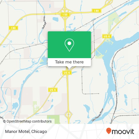 Manor Motel map