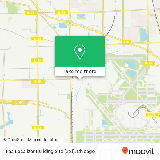Faa Localizer Building Site (32l) map