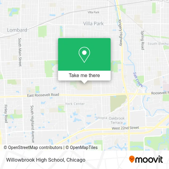Willowbrook High School map