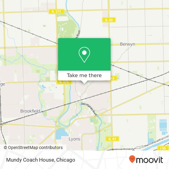 Mundy Coach House map